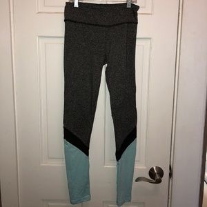 Gray and Light Blue Leggings